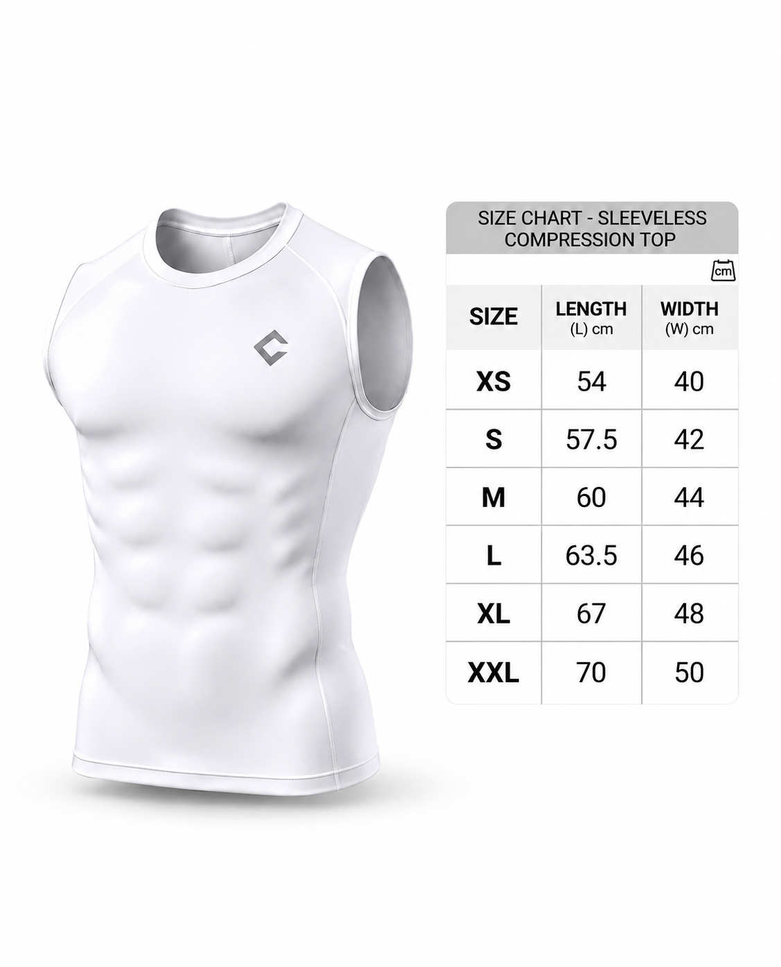 CAPTAIN COMPRESSION SLEEVELESS TSHIRTS