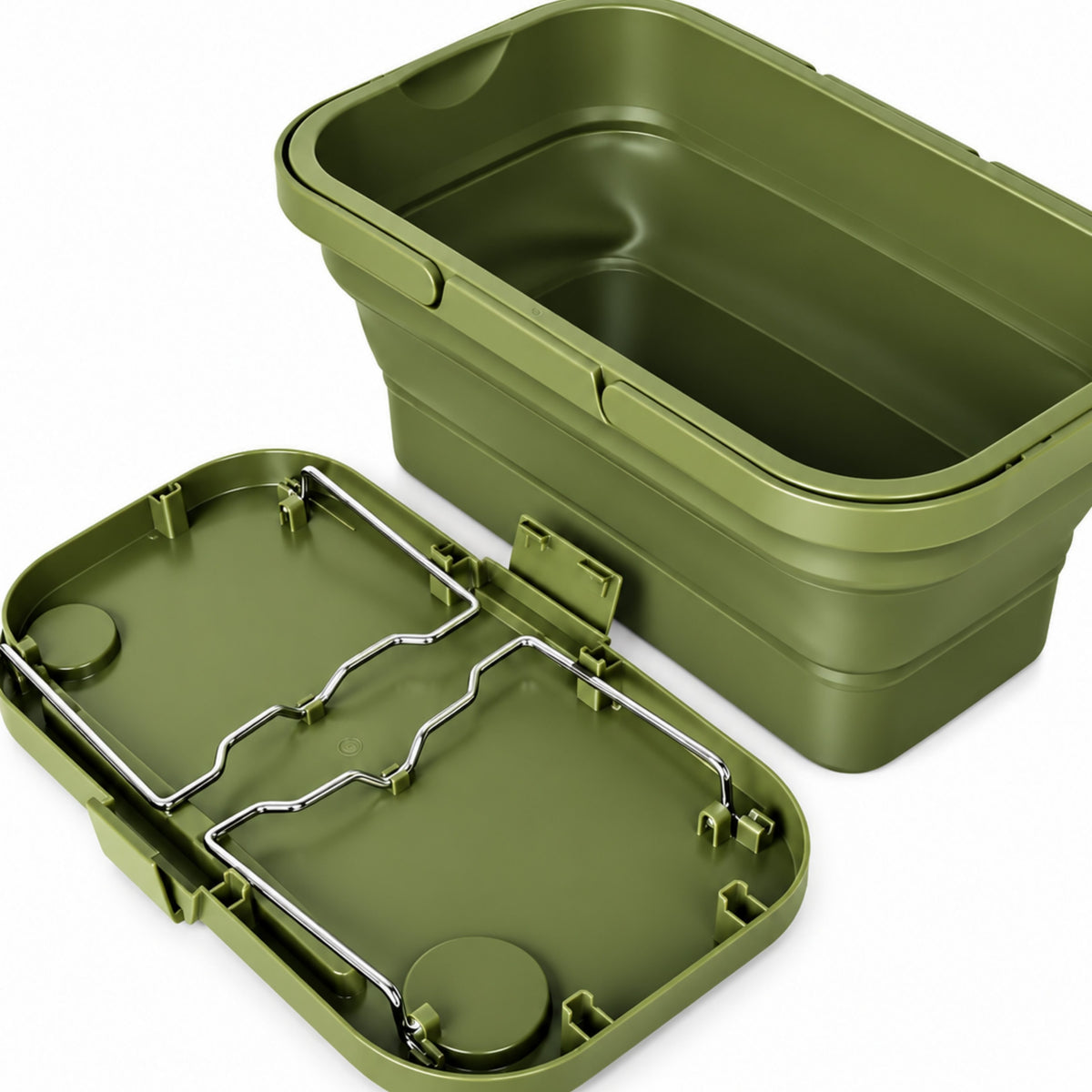 WUSLA FOLDABLE CAMPING STORAGE BOX WITH TABLE