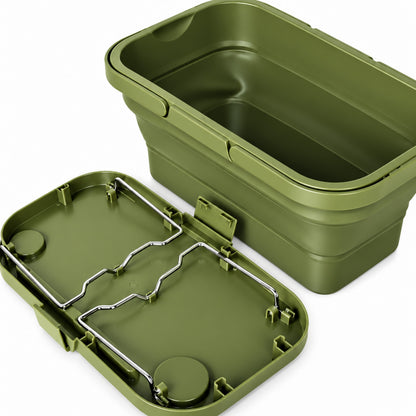 WUSLA FOLDABLE CAMPING STORAGE BOX WITH TABLE