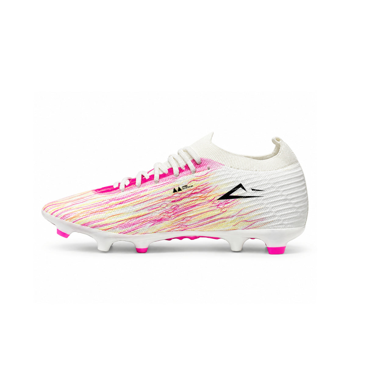 PUKS Fly Zoomex FG Football Boots – White/Pink