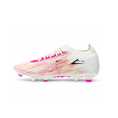 PUKS Fly Zoomex FG Football Boots – White/Pink