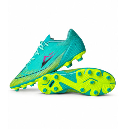 PUKS Danisa Football Boots – Green & White/Blue