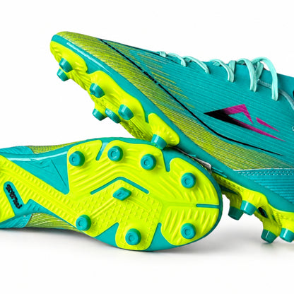 PUKS Danisa Football Boots – Green & White/Blue