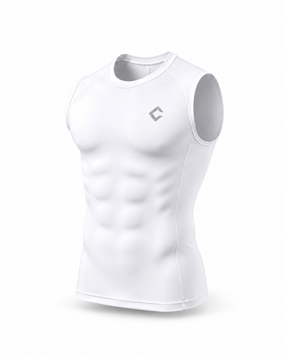 CAPTAIN COMPRESSION SLEEVELESS TSHIRTS